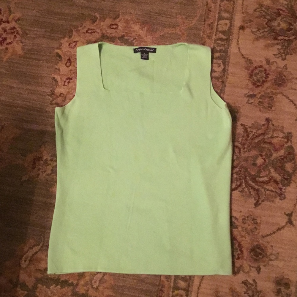 Designers Originals Lime Green Tank Top